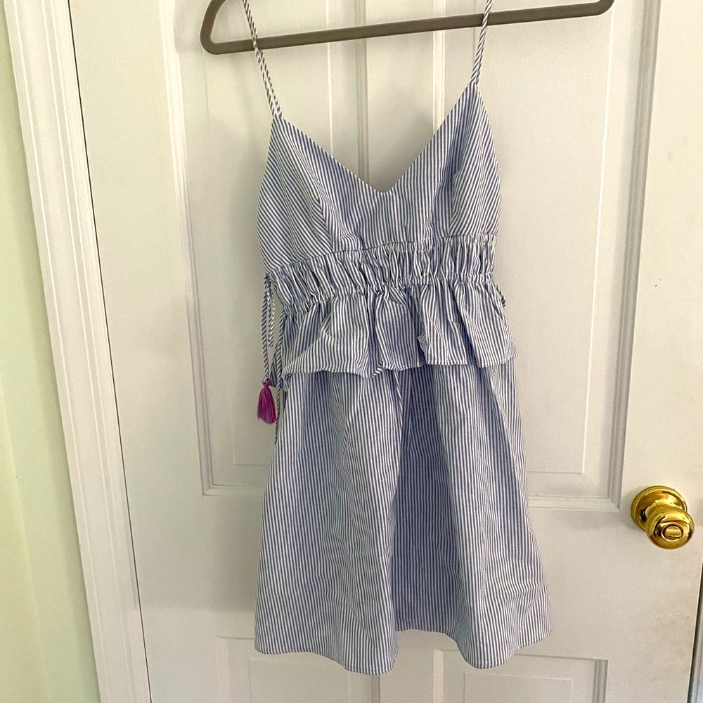Zara Trf Collection Tassel Dress | Size S
